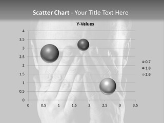 A Man Covering His Face With His Hands PowerPoint Template