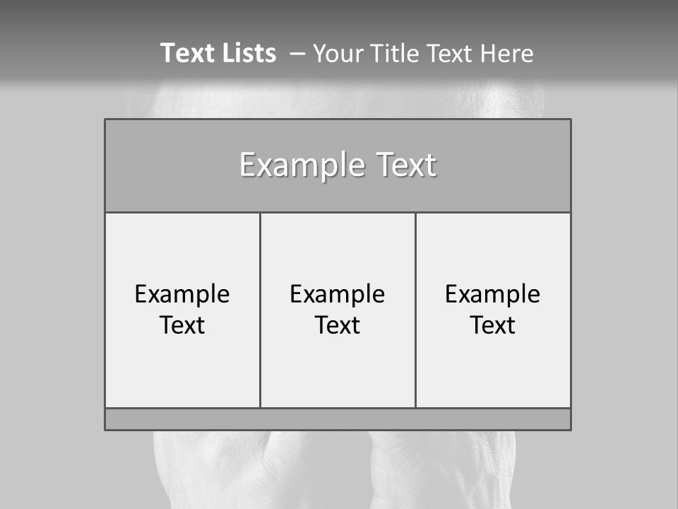A Man Covering His Face With His Hands PowerPoint Template