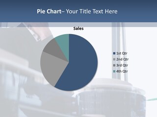 A Man Standing In Front Of A Window In A Building PowerPoint Template