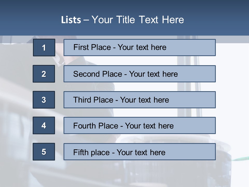 A Man Standing In Front Of A Window In A Building PowerPoint Template