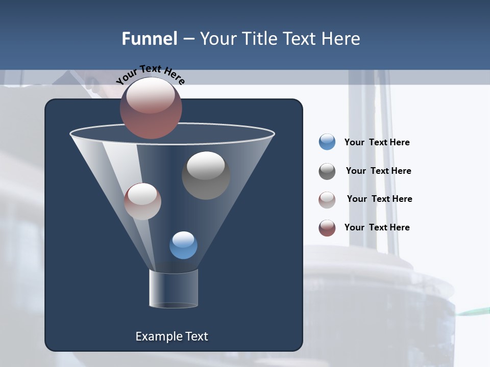A Man Standing In Front Of A Window In A Building PowerPoint Template