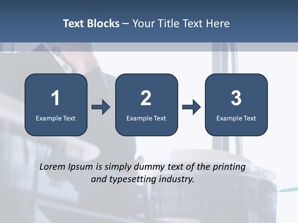 A Man Standing In Front Of A Window In A Building PowerPoint Template