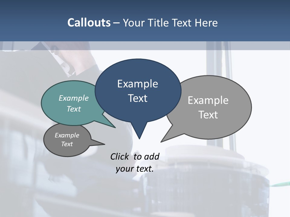 A Man Standing In Front Of A Window In A Building PowerPoint Template