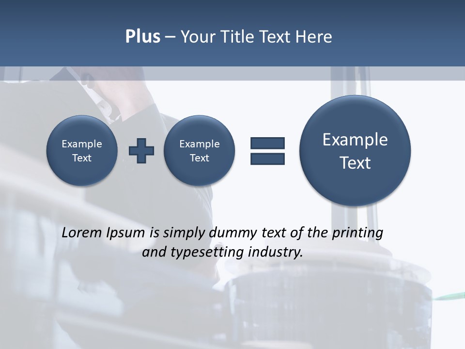 A Man Standing In Front Of A Window In A Building PowerPoint Template