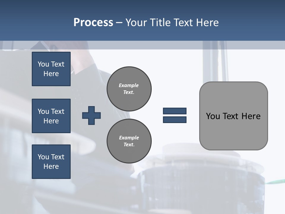 A Man Standing In Front Of A Window In A Building PowerPoint Template