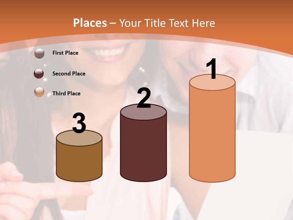 A Man And Woman Looking At A Laptop Screen PowerPoint Template