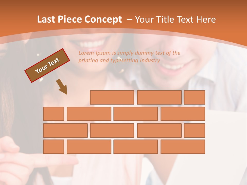 A Man And Woman Looking At A Laptop Screen PowerPoint Template