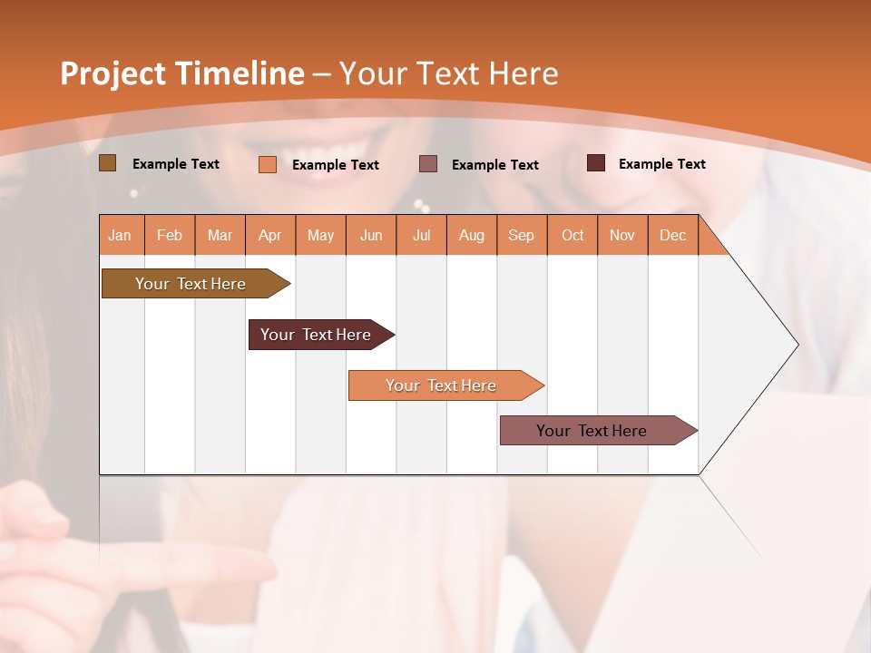 A Man And Woman Looking At A Laptop Screen PowerPoint Template