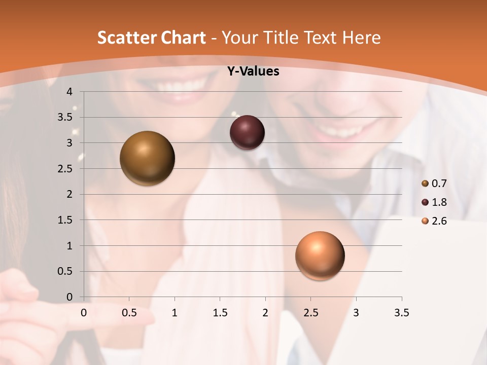 A Man And Woman Looking At A Laptop Screen PowerPoint Template