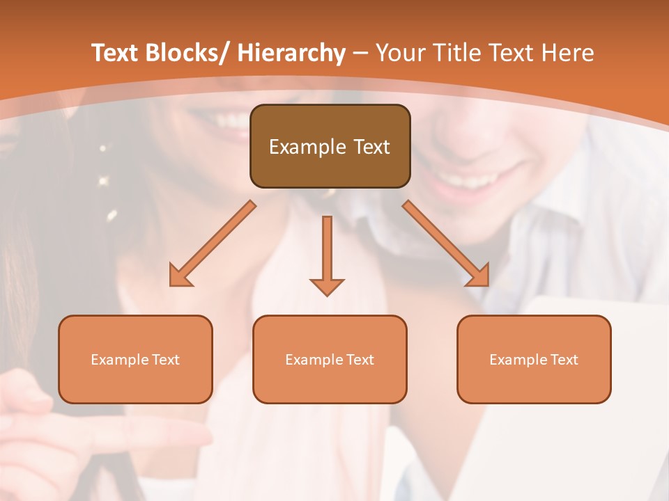 A Man And Woman Looking At A Laptop Screen PowerPoint Template