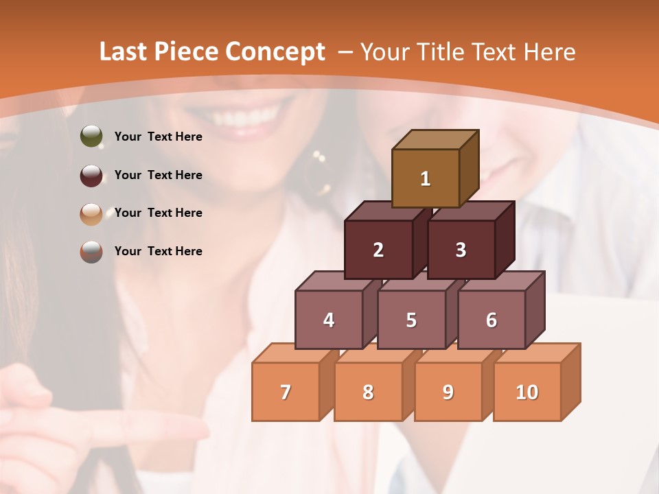 A Man And Woman Looking At A Laptop Screen PowerPoint Template