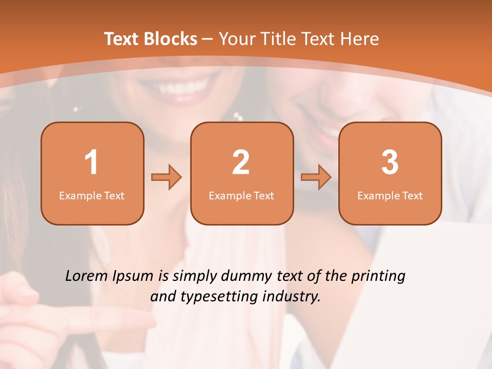 A Man And Woman Looking At A Laptop Screen PowerPoint Template