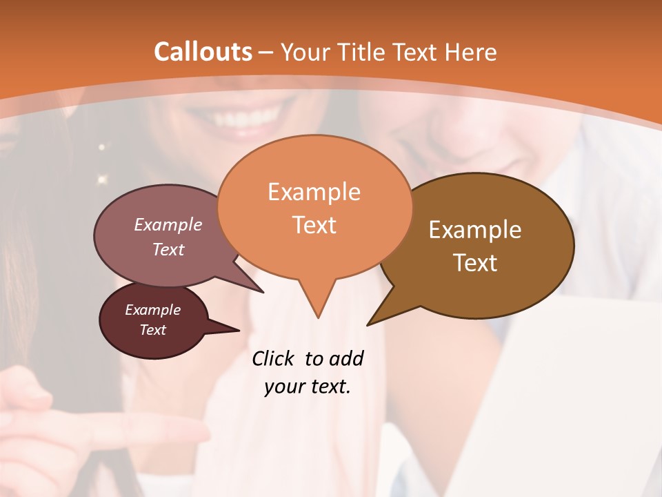 A Man And Woman Looking At A Laptop Screen PowerPoint Template