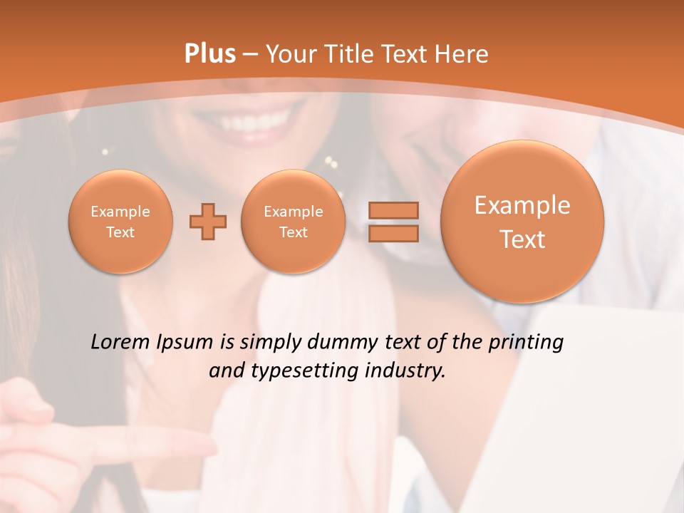 A Man And Woman Looking At A Laptop Screen PowerPoint Template