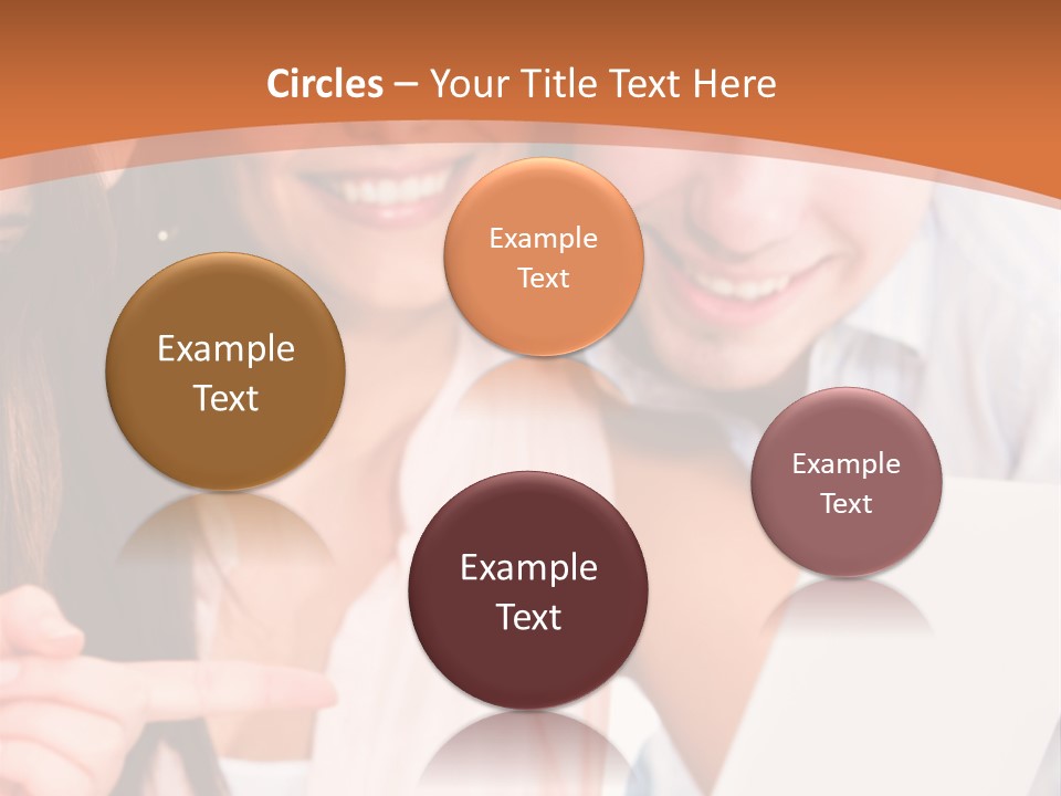 A Man And Woman Looking At A Laptop Screen PowerPoint Template