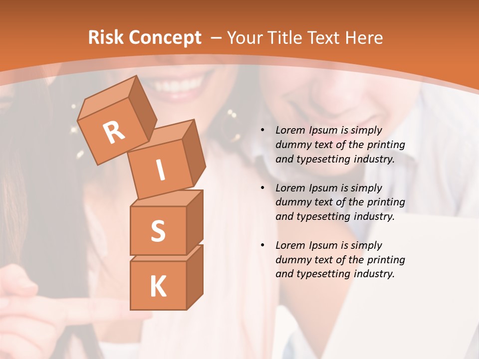 A Man And Woman Looking At A Laptop Screen PowerPoint Template