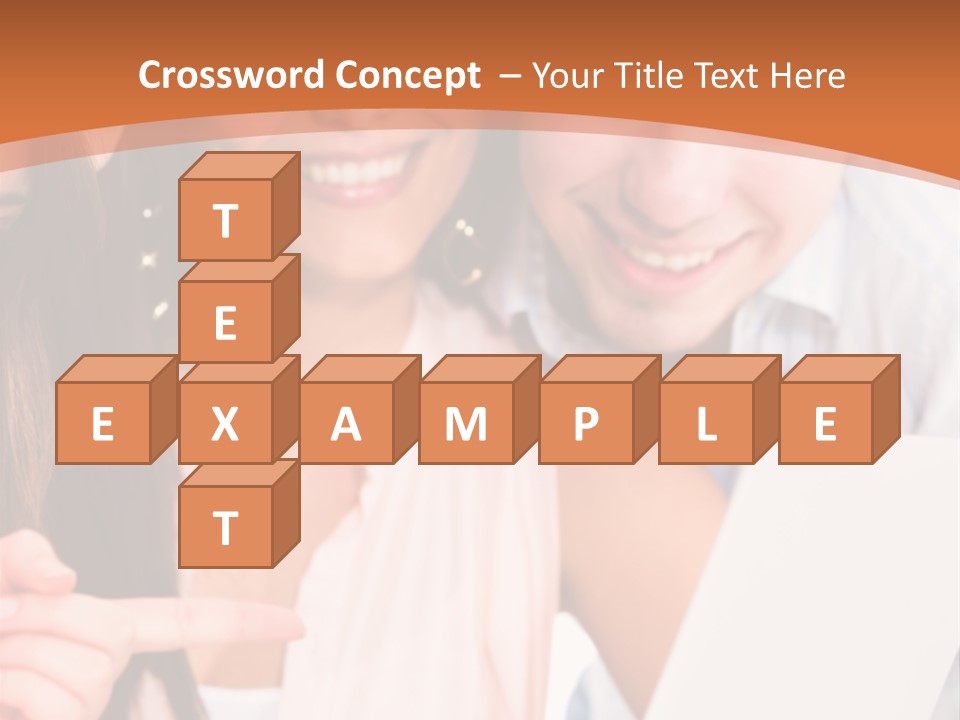 A Man And Woman Looking At A Laptop Screen PowerPoint Template