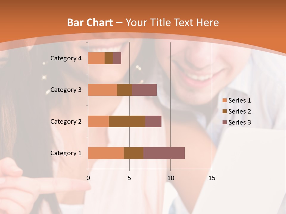 A Man And Woman Looking At A Laptop Screen PowerPoint Template