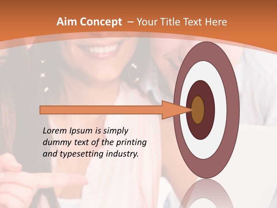 A Man And Woman Looking At A Laptop Screen PowerPoint Template