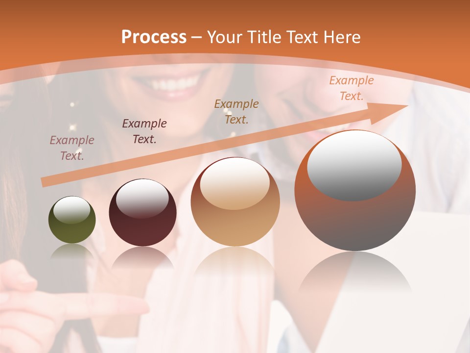 A Man And Woman Looking At A Laptop Screen PowerPoint Template