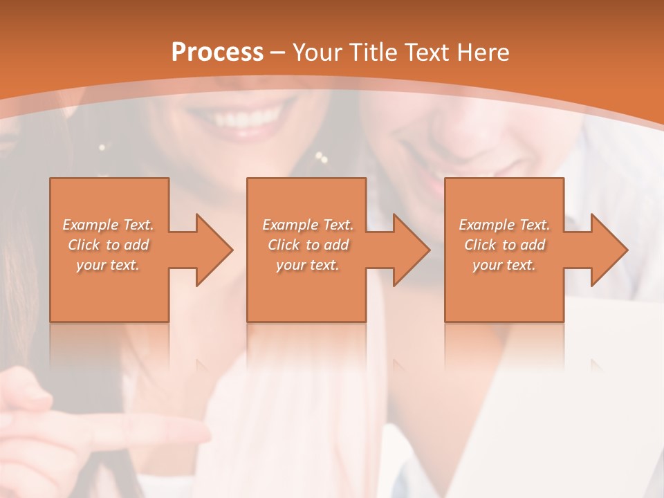 A Man And Woman Looking At A Laptop Screen PowerPoint Template