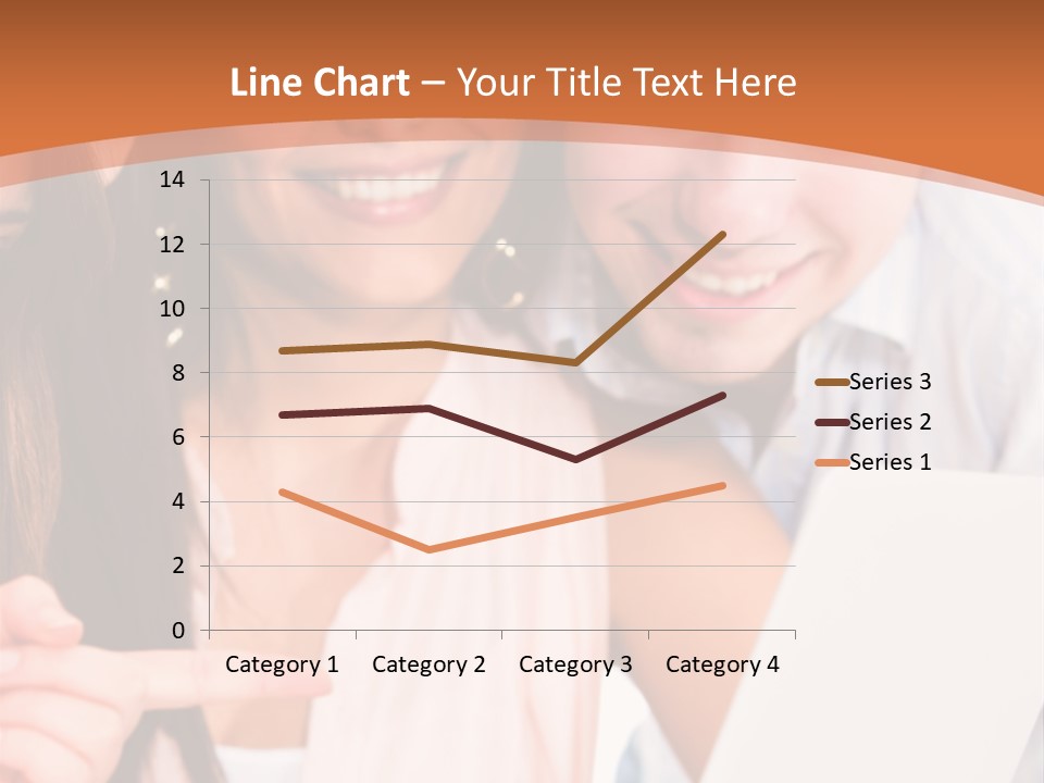 A Man And Woman Looking At A Laptop Screen PowerPoint Template