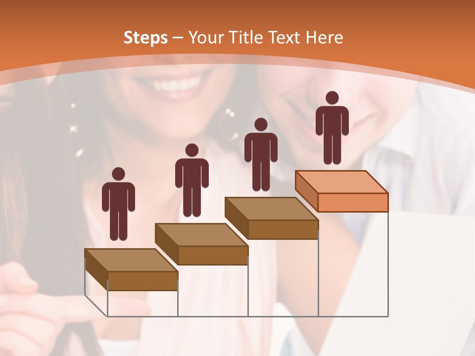 A Man And Woman Looking At A Laptop Screen PowerPoint Template