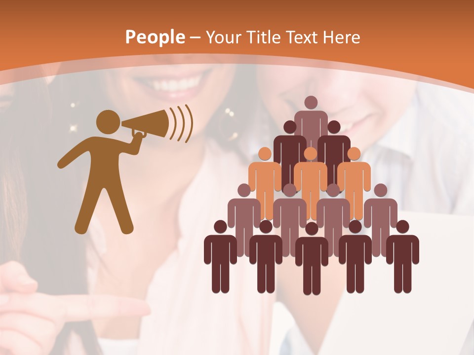 A Man And Woman Looking At A Laptop Screen PowerPoint Template