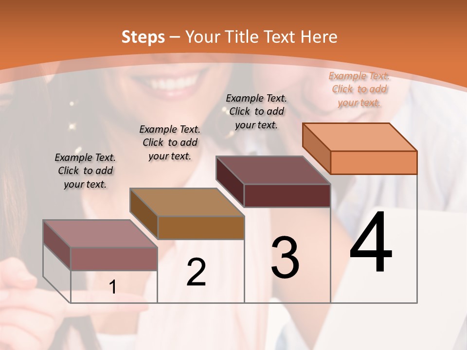 A Man And Woman Looking At A Laptop Screen PowerPoint Template