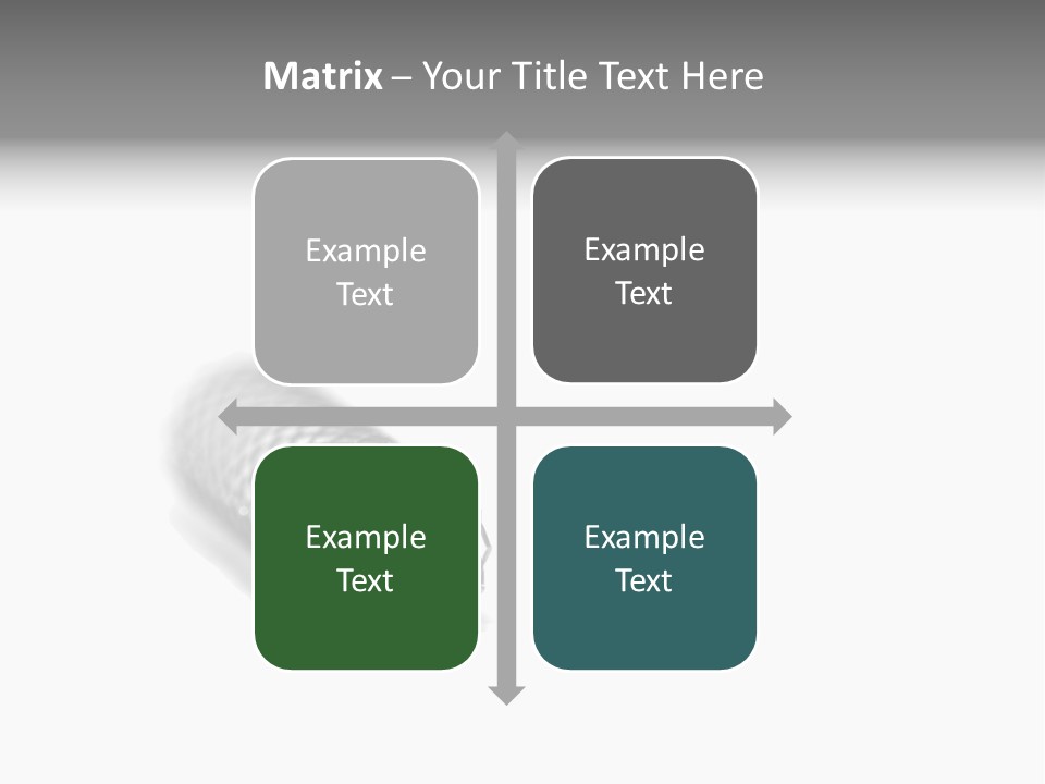 A Silver Object With A White Background PowerPoint Template