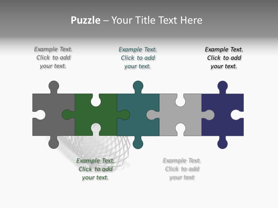 A Silver Object With A White Background PowerPoint Template