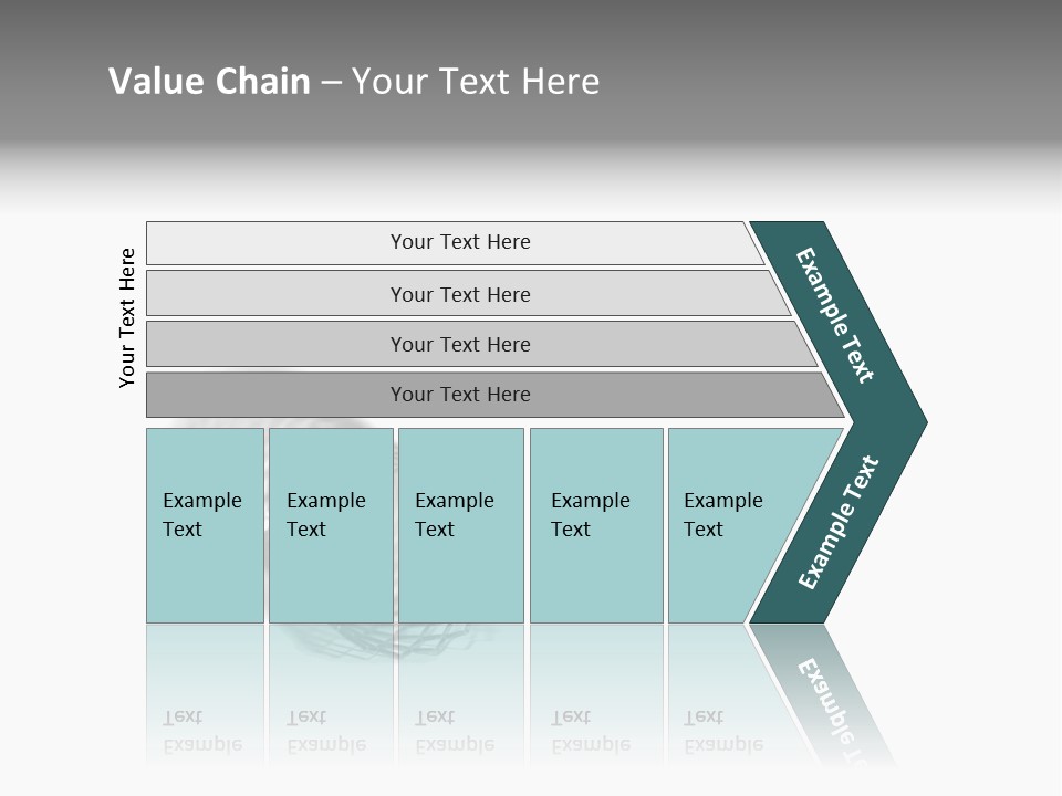 A Silver Object With A White Background PowerPoint Template