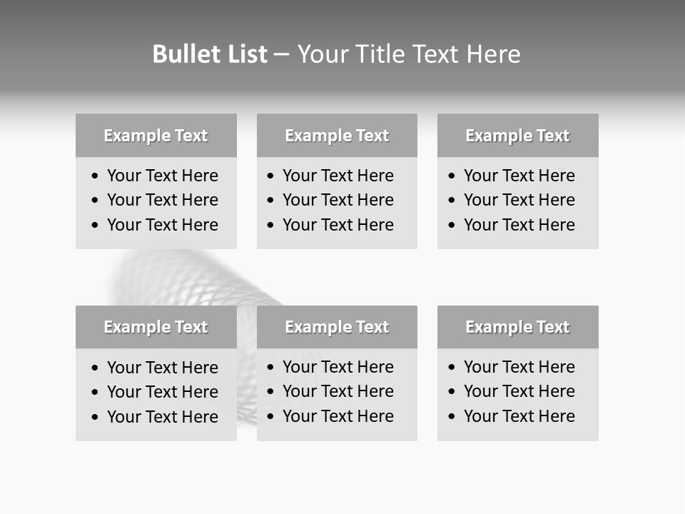 A Silver Object With A White Background PowerPoint Template