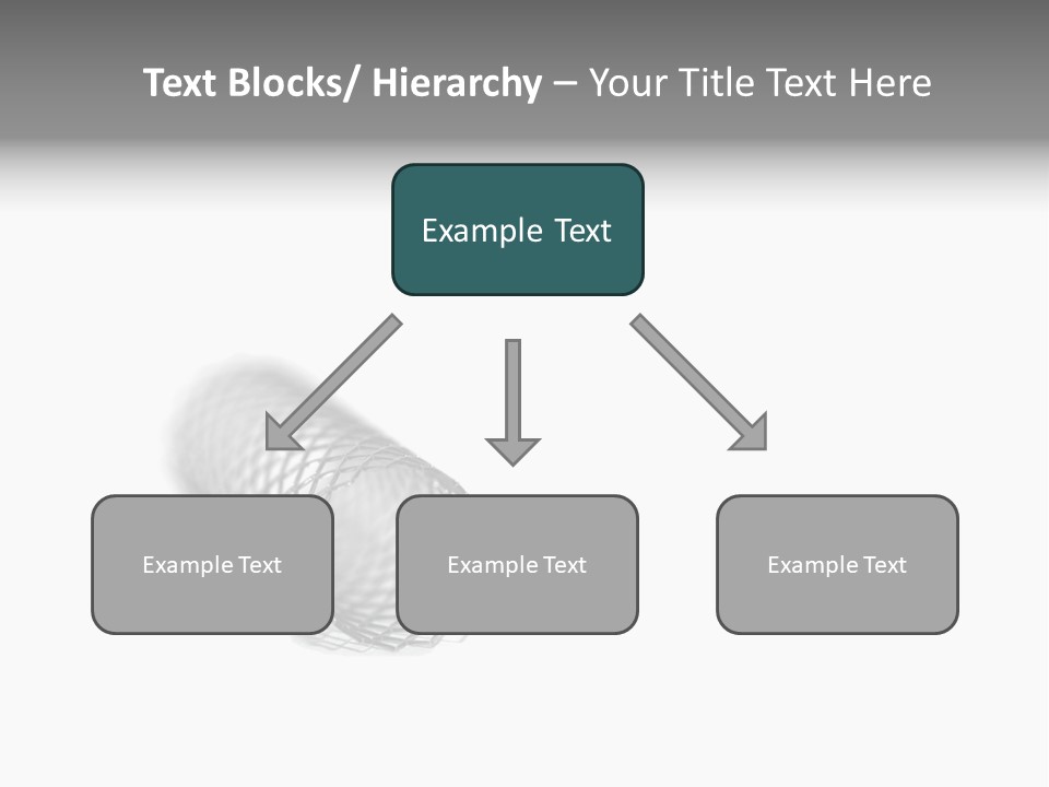 A Silver Object With A White Background PowerPoint Template