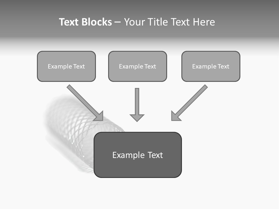 A Silver Object With A White Background PowerPoint Template