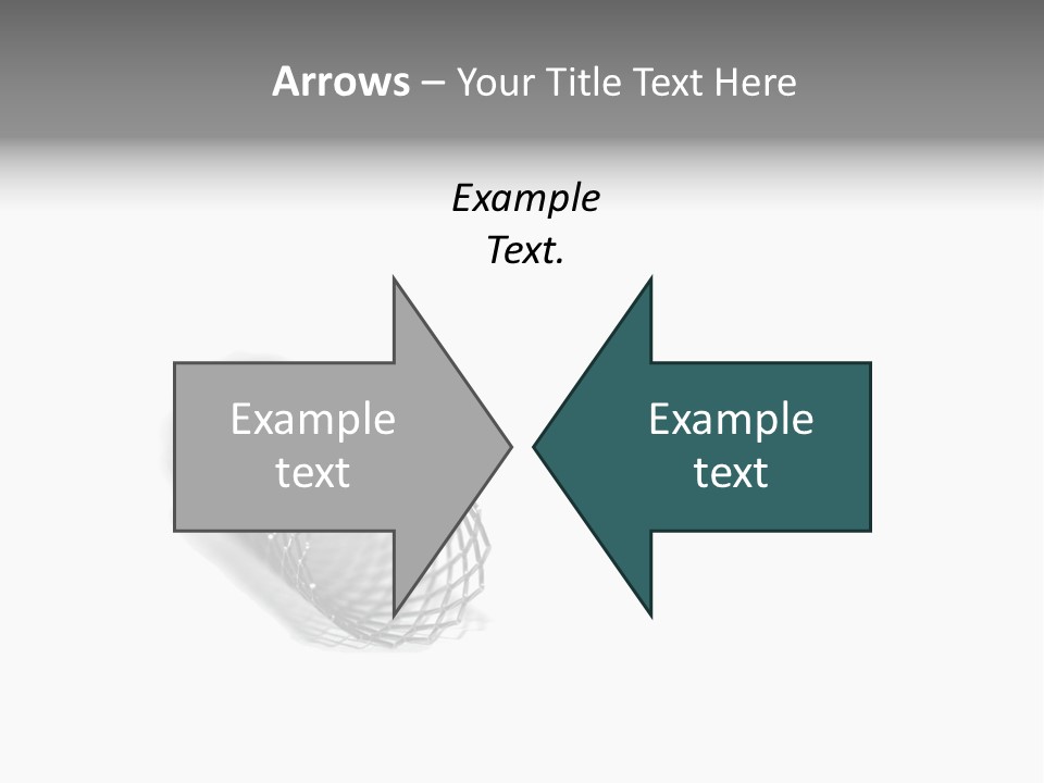 A Silver Object With A White Background PowerPoint Template