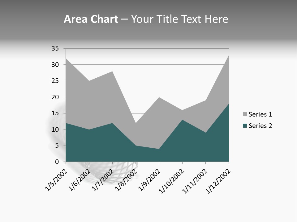 A Silver Object With A White Background PowerPoint Template