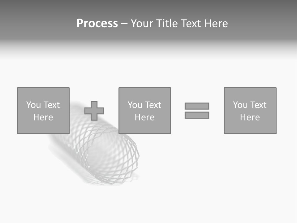 A Silver Object With A White Background PowerPoint Template