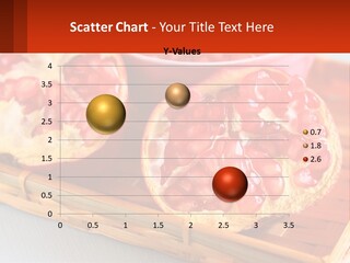 A Pomegranate On A Bamboo Tray With A Bowl Of Pomegra PowerPoint Template