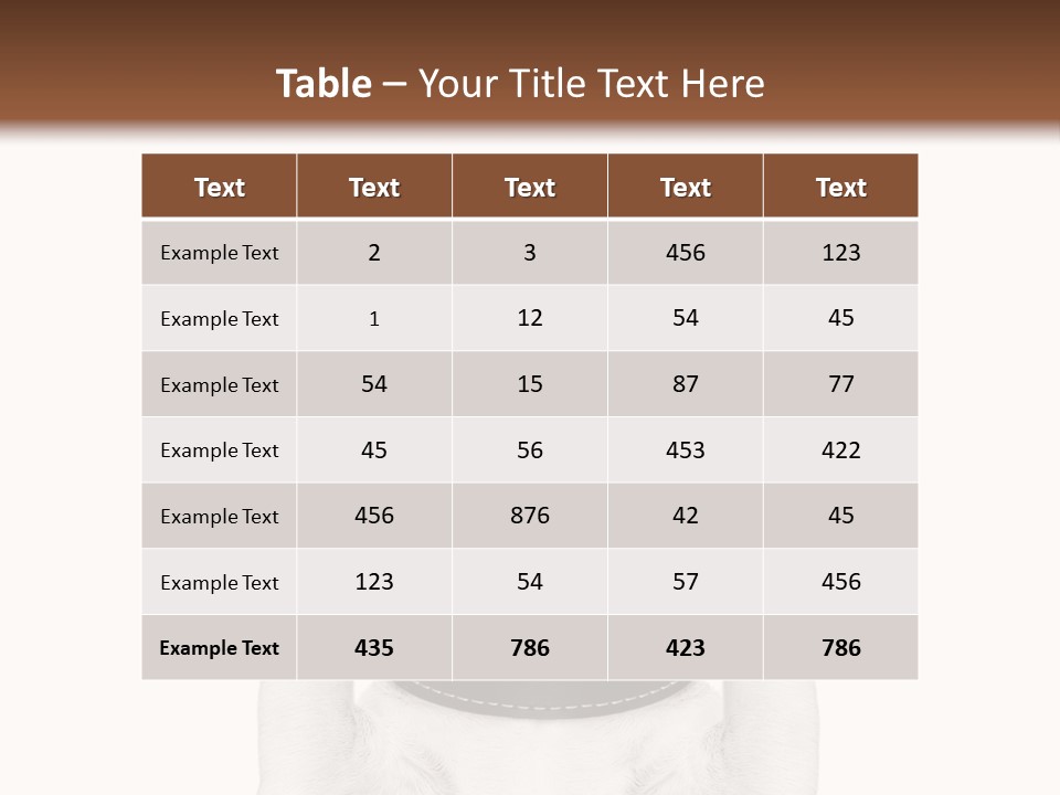 A Dog Is Covering His Eyes With His Hands PowerPoint Template