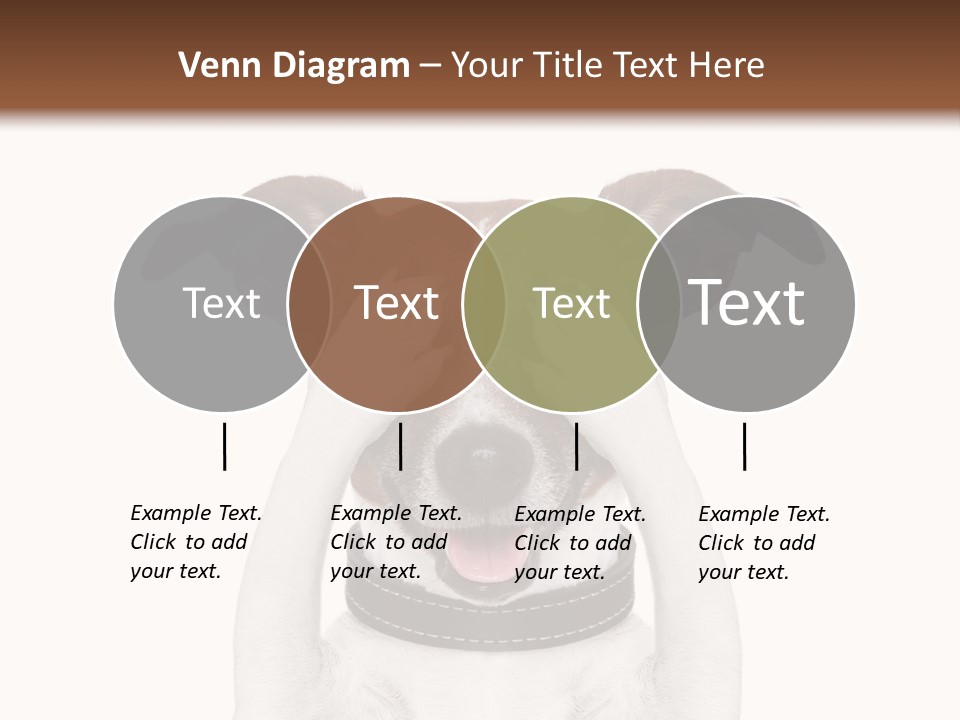 A Dog Is Covering His Eyes With His Hands PowerPoint Template