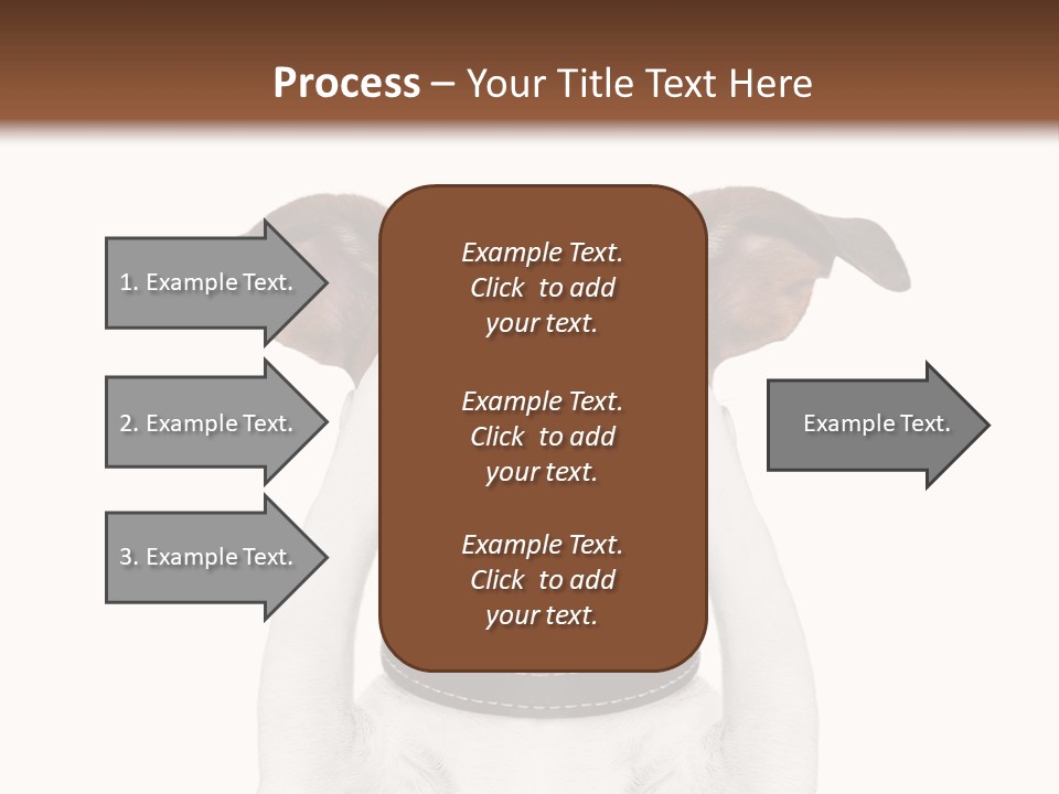 A Dog Is Covering His Eyes With His Hands PowerPoint Template