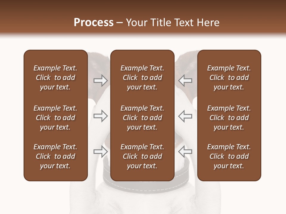 A Dog Is Covering His Eyes With His Hands PowerPoint Template