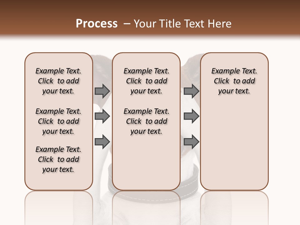 A Dog Is Covering His Eyes With His Hands PowerPoint Template
