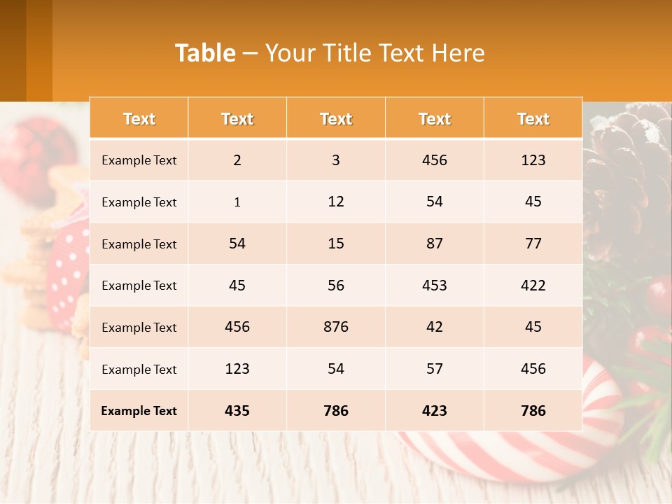 A Pile Of Cookies On A Table With Candy Canes PowerPoint Template