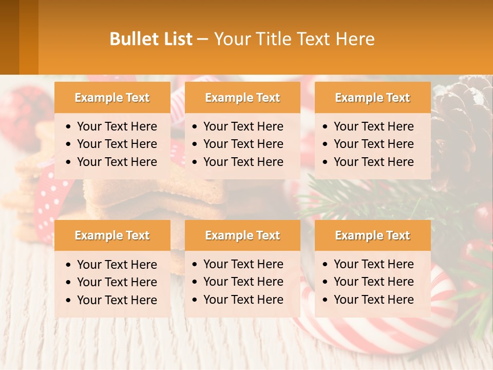 A Pile Of Cookies On A Table With Candy Canes PowerPoint Template