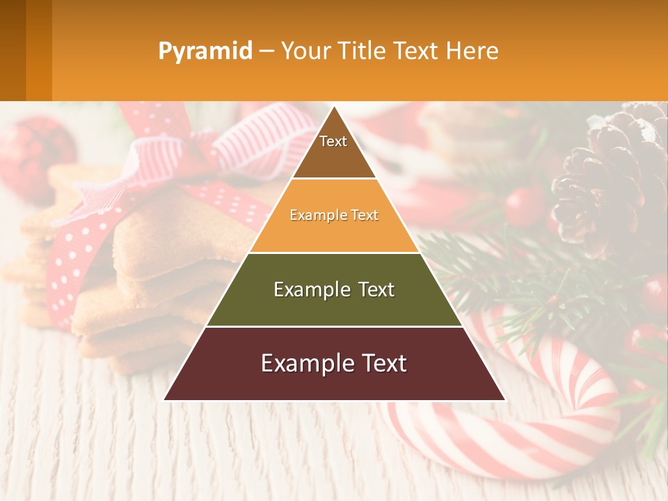 A Pile Of Cookies On A Table With Candy Canes PowerPoint Template