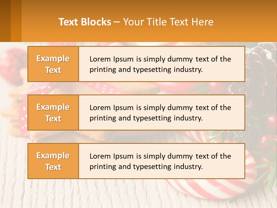 A Pile Of Cookies On A Table With Candy Canes PowerPoint Template