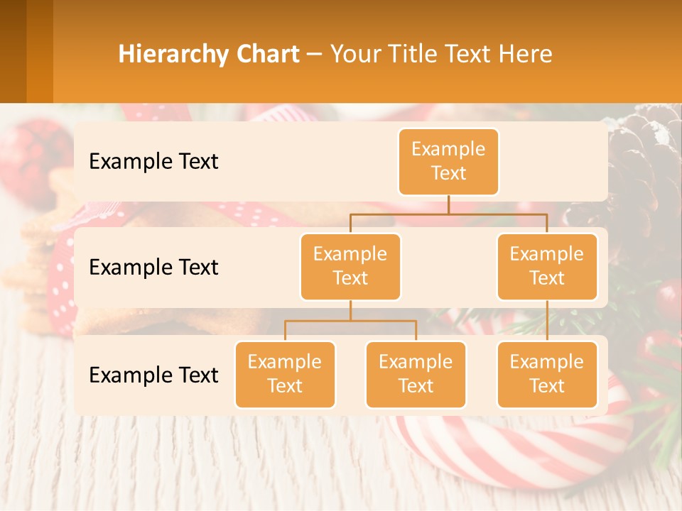 A Pile Of Cookies On A Table With Candy Canes PowerPoint Template