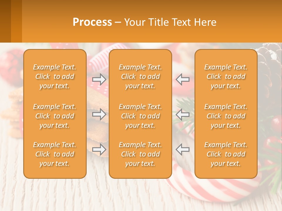 A Pile Of Cookies On A Table With Candy Canes PowerPoint Template